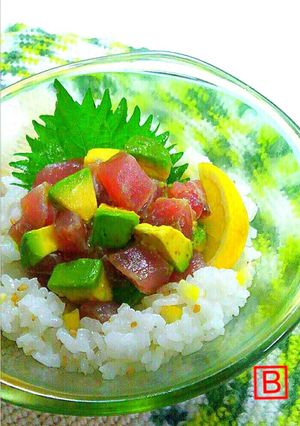 簡単鮮やか♪ *塩レモンでポキ丼*-レシピのメイン写真