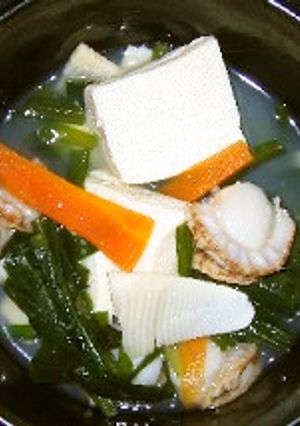 貝柱と“凍み豆腐”の中華風うま煮-レシピのメイン写真