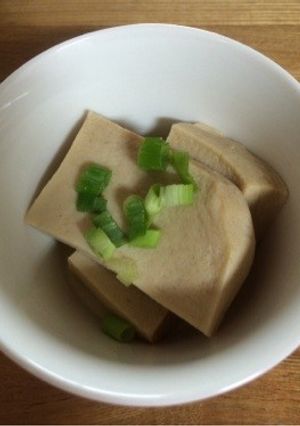 高野豆腐の煮物-レシピのメイン写真