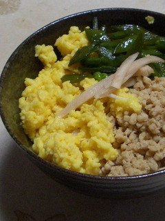 三色丼-レシピのメイン写真