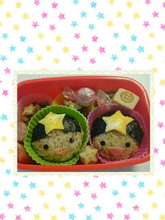 お弁当に☆七夕おにぎり-レシピのメイン写真