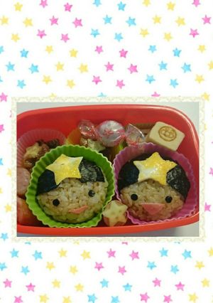 お弁当に☆七夕おにぎり-レシピのメイン写真