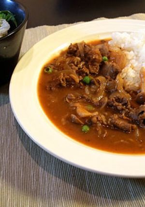 ヨシダBBQソースで作るハッシュドビーフ-レシピのメイン写真