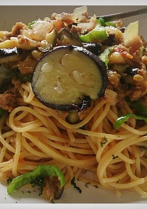 夏野菜たっぷりパスタ-レシピのメイン写真