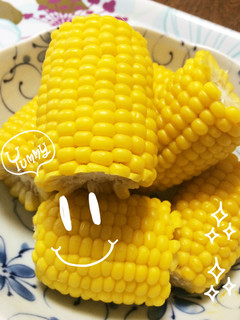 とうもろこしツヤツヤ激甘☆圧力鍋5分!-レシピのメイン写真