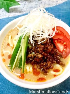 ピリ辛&濃厚スープの冷やし坦々麺♡-レシピのメイン写真