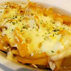A picture of ミートソースペンネのチーズ焼き.