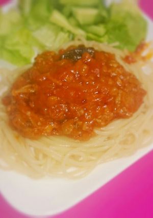 簡単!本格的な味のミートソース♪-レシピのメイン写真