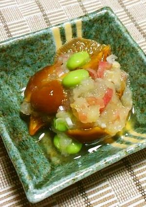 なめこ・枝豆とミョウガのみぞれ酢あえ♪-レシピのメイン写真
