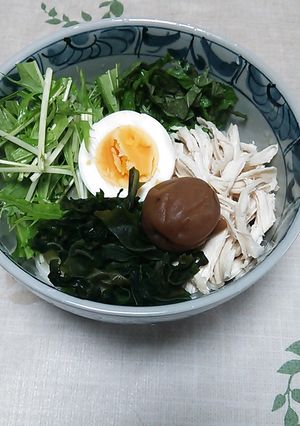 梅香るさっぱりぶっかけうどん-レシピのメイン写真