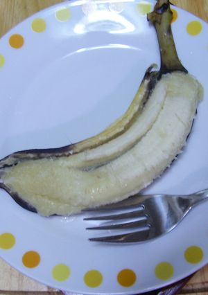 レンジでホットバナナ♪-レシピのメイン写真