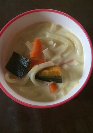 離乳食にも！野菜たっぷりミルクうどん-レシピのメイン写真