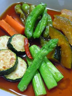 カボチャたち夏野菜の揚げ浸し-レシピのメイン写真