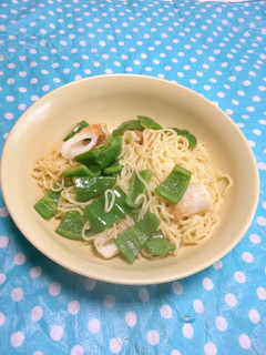 竹輪ピーマン塩焼きそば-レシピのメイン写真