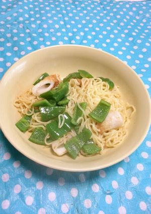 竹輪ピーマン塩焼きそば-レシピのメイン写真