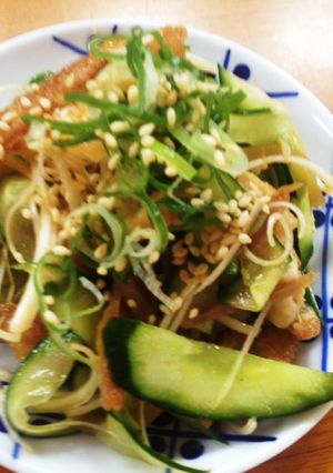 鶏皮 ネギラー油和え-レシピのメイン写真