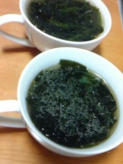 ワカメスープ-レシピのメイン写真