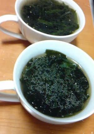 ワカメスープ-レシピのメイン写真