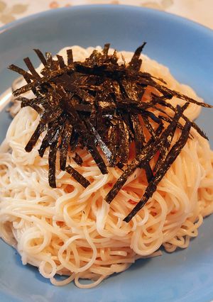 うまっ！すごく簡単♪たらこ素麺-レシピのメイン写真