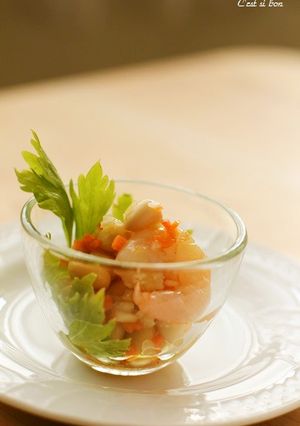 大豆とエビのエスニックハーブマリネ-レシピのメイン写真