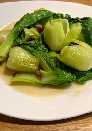 青菜炒め（ちんげんさい炒め）-レシピのメイン写真