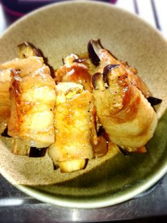 なすびの豚ばら肉巻き-レシピのメイン写真