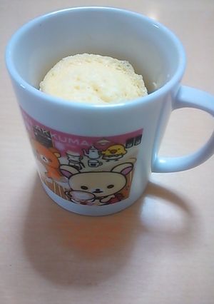 強力粉☆ふわふわマグカップケーキ-レシピのメイン写真