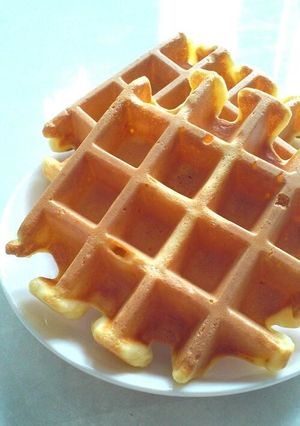 材料は全部１！カリッとさっくりワッフル-レシピのメイン写真
