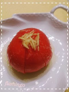 夏にはこれっ!簡単ハニートマトサラダ-レシピのメイン写真