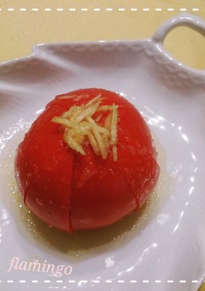 夏にはこれっ!簡単ハニートマトサラダ-レシピのメイン写真