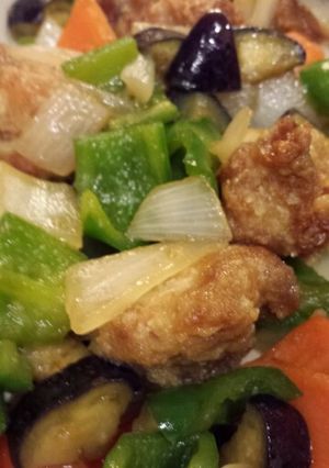 残った唐揚げでなんちゃって酢豚-レシピのメイン写真