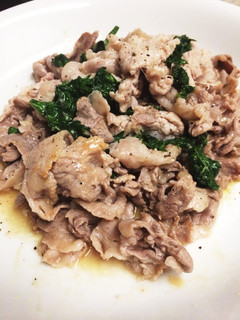 大葉と豚肉の塩レモン炒め-レシピのメイン写真