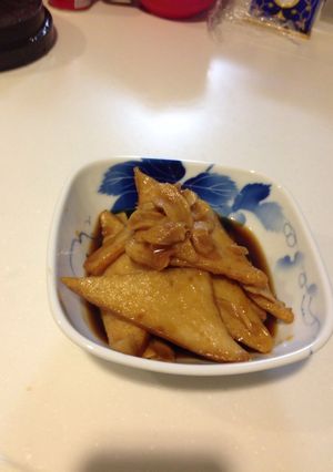 魚肉練り天ぷらの甘辛〜い生姜煮-レシピのメイン写真