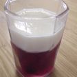 カシスとミルクの葛流し