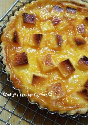 *こんがり焼きチーズタルトパイ*-レシピのメイン写真