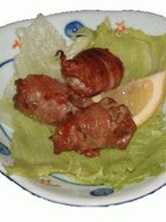 鳥肝のベーコン巻き-レシピのメイン写真