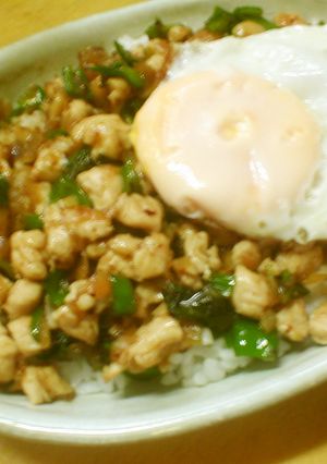 1人分の昼食に ガパオライス-レシピのメイン写真