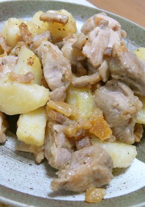 鶏肉とジャガイモの塩レモンソテー♪-レシピのメイン写真