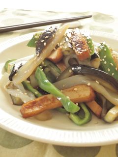焼肉のたれで✿なすとピーマンの炒め物-レシピのメイン写真