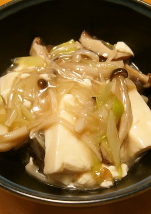 中華風きのこ豆腐-レシピのメイン写真