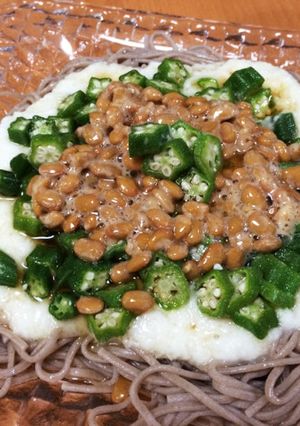 ネバネバぶっかけそば-レシピのメイン写真