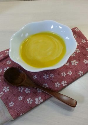 簡単♡レンジとミキサで！かぼちゃのスープ-レシピのメイン写真