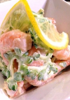 ゴーヤとエビのマヨネーズ和え-レシピのメイン写真