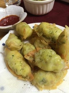 餃子の皮で、ズボラなサモサ!-レシピのメイン写真