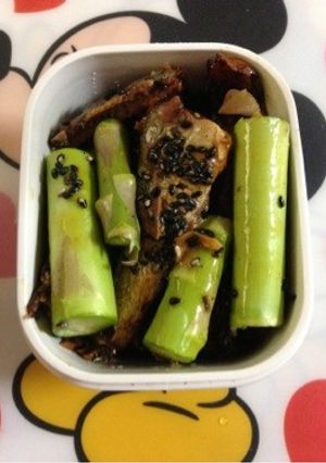 さんまの蒲焼とアスパラの温野菜サラダ-レシピのメイン写真