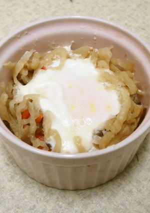 超簡単！レンジ巣ごもり-レシピのメイン写真