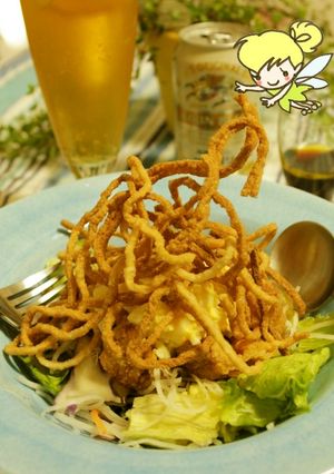 チキン南蛮なBARI SOBAサラダ♪-レシピのメイン写真