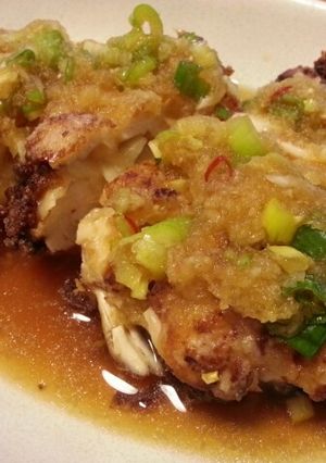 鶏胸肉にんにくはさみ南蛮揚げ-レシピのメイン写真