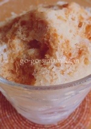 かき氷手作りシロップ ミルクティー味-レシピのメイン写真