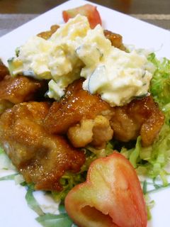 簡単!甘辛チキンの塩レモンタルタルソース-レシピのメイン写真